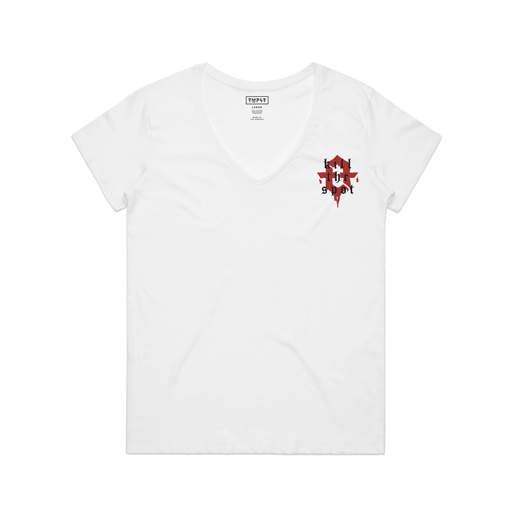 T shirt red online hot chili peppers femme