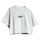 Signature Crop Tee (cream)